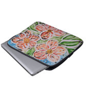 Funky Blume Laptop Sleeve (Vorne Knopf)