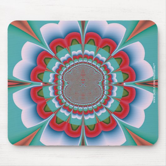 Funky Blume Mousepad (Vorne)