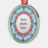 Funky Blume Ornament (Links)