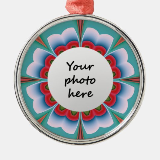 Funky Blume Ornament (Vorne)