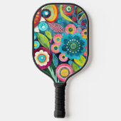 Funky Blume Pickleball Paddle (Rückseite)