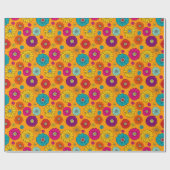 Funky Blume Power Geschenkpapier (Flach)
