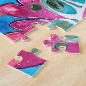 Funky Blume Puzzle (Seite)