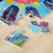 Funky Blume Puzzle (Seite)