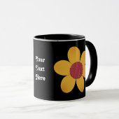 Funky-Blume Tasse (VorderseiteRechts)