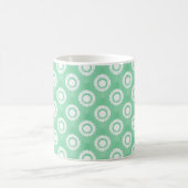 Funky Blume Tasse, Meeresblau Kaffeetasse (Mittel)