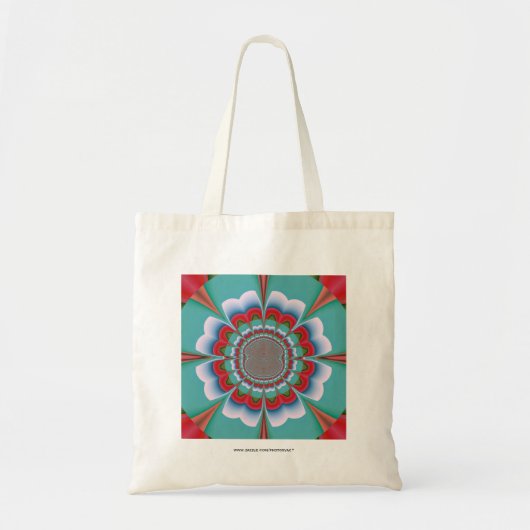 Funky Blume Tragetasche (Vorne)
