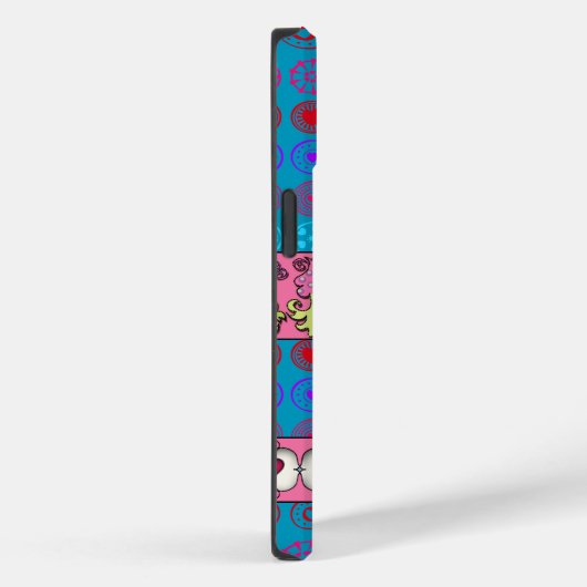 Funky Blume und Herz Case-Mate iPhone Hülle (Rückseite / Rechts)