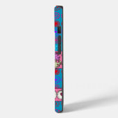 Funky Blume und Herz Case-Mate iPhone Hülle (Rückseite / Links)