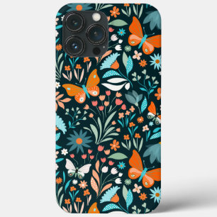 Funky Blume und Schmetterlinge Case-Mate iPhone Hülle
