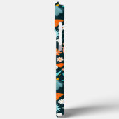 Funky Blume und Schmetterlinge Case-Mate iPhone Hülle (Rückseite / Links)