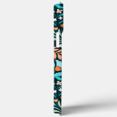 Funky Blume und Schmetterlinge Case-Mate iPhone Hülle (Rückseite / Rechts)