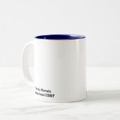 Funky Blumen"Hydrangea" Coffe Tasse (Vorderseite Links)