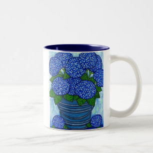 Funky Blumen"Hydrangea" Coffe Tasse