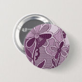 Funky Blumen-Knopf Button (Vorne & Hinten)