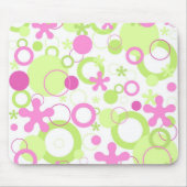 Funky Blumen - Mousepad (Vorne)