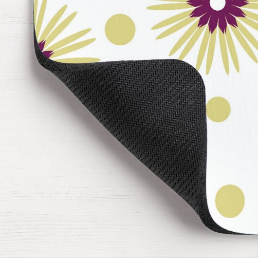 Funky Blumen - Mousepad (Ecke)