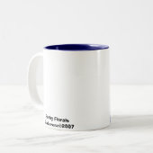 Funky Blumen"Tulpe" Coffe Tasse (Vorderseite Links)