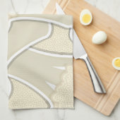 Funky Blumenkohl Küchentuch (Viertel Falte)