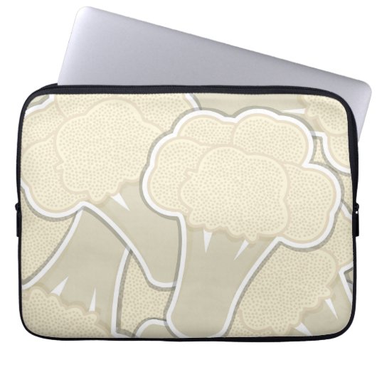 Funky Blumenkohl Laptopschutzhülle (Vorderseite)