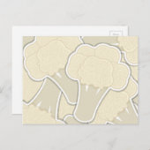 Funky Blumenkohl Postkarte (Vorne/Hinten)