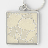 Funky Blumenkohl Schlüsselanhänger (Vorne)