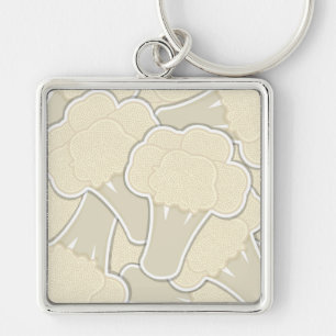 Funky Blumenkohl Schlüsselanhänger