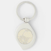 Funky Blumenkohl Schlüsselanhänger (Vorderseite)