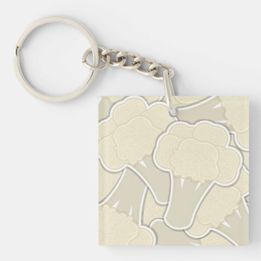 Funky Blumenkohl Schlüsselanhänger (Vorderseite)