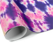 Funky Bohemisch Batik Gefärbte Krawatte Abstrakt A Geschenkpapier (Rolleneckpunkt)