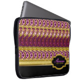 Funky Bohemisch Pattern Notebook Notebook Laptopschutzhülle (Vorne Rechts)