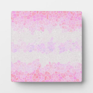Funky Boho Abstractes Mosaik-Pomosexuellen-Stolz-F Fotoplatte