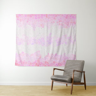 Funky Boho Abstractes Mosaik-Pomosexuellen-Stolz-F Wandteppich