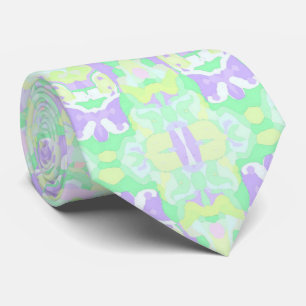 Funky Boho Eklektischer Pastell-Trippy-Hippie-Mand Krawatte