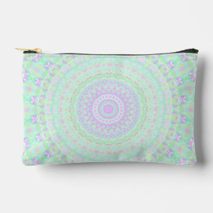 Funky Boho Mute Pastel Trippy Hippie Mandala Zubehörtasche
