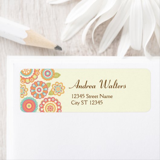 Funky Boho Retro Blume Wedding (Insitu)