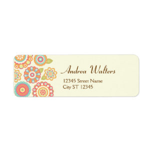 Funky Boho Retro Blume Wedding