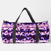 Funky Boho Retro Marbled Stripes Genderfluid Prix Duffle Bag (Vorderseite)