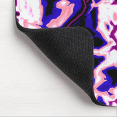 Funky Boho Retro Marbled Stripes Genderfluid Prix Mousepad (Ecke)