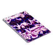 Funky Boho Retro Marbled Stripes Genderfluid Prix Notizblock (Rechte Seite)