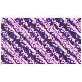 Funky Boho Retro Marbled Stripes Genderfluid Prix Tischdecke (Vorderseite (Horizontal))