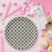 Funky Boho Retro Niedliches Abstraktes Weihnachtsm Pappteller (Party)