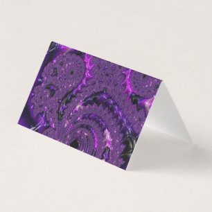 Funky Bold Boho Lila digitales Abstraktes Fraktal