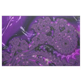 Funky Bold Boho Lila digitales Abstraktes Fraktal Stoff (Fat Quarter (45,7 x 55,9 cm))