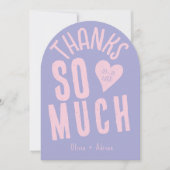 Funky Bold Font Einladung (Vorderseite)