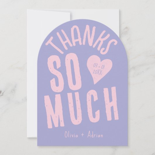 Funky Bold Font Einladung (Vorderseite)