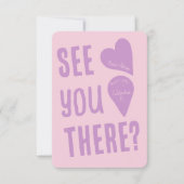 Funky Bold Font Einladung (Vorderseite)