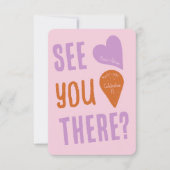 Funky Bold Font Einladung (Vorderseite)