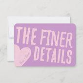 Funky Bold Font Einladung (Vorderseite)