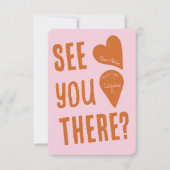 Funky Bold Font Einladung (Vorderseite)